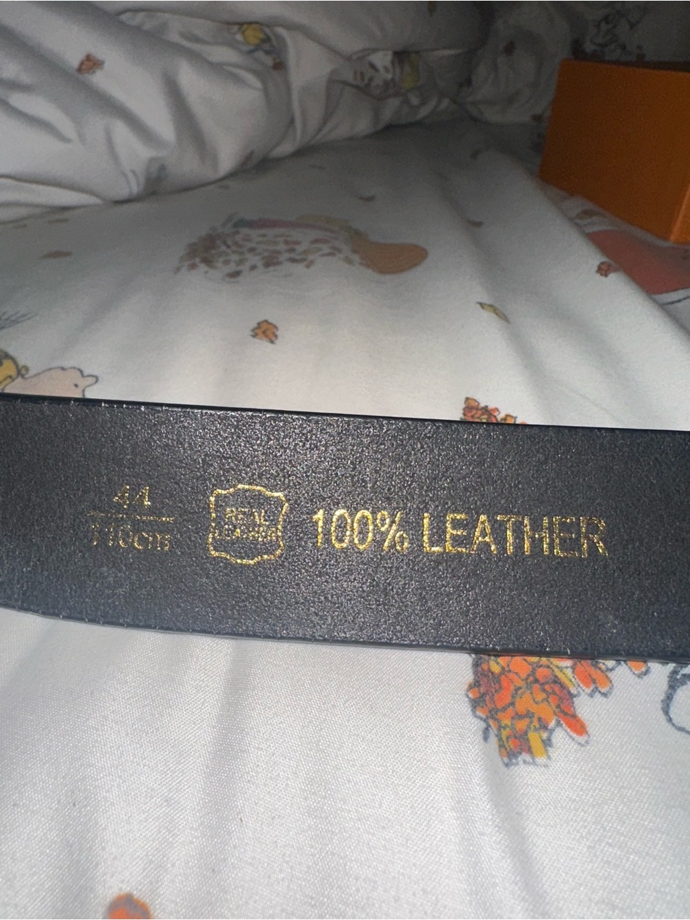 Black Louis Vuitton Checkered belt - Picture 4 of 4